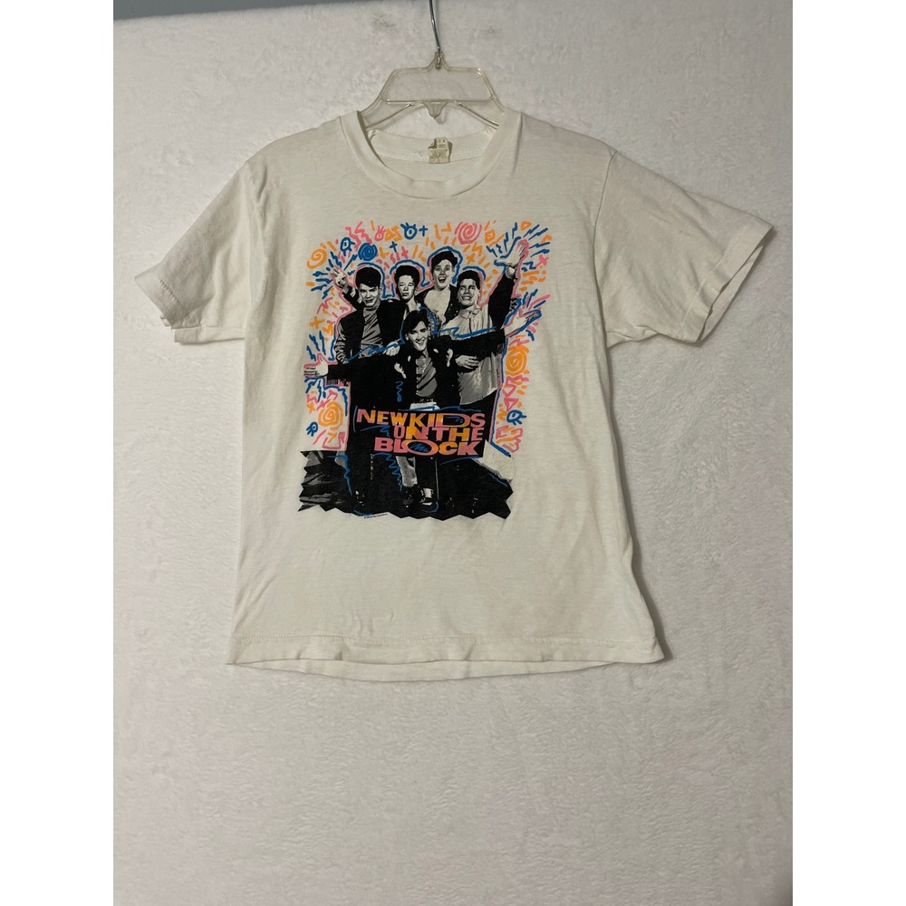 Vintage 1989 New Kids On The Block NKOTB Single Stitch Graphic T-Shirt XS